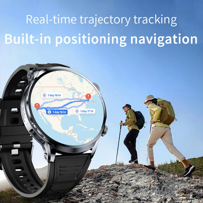 Long Battery Smart Watch H18 New 1.95hd Inches 4g5g Gps With Nfc Relojes Full Netcom Plug-in Card 2024 Ultra Pro Plus Watch